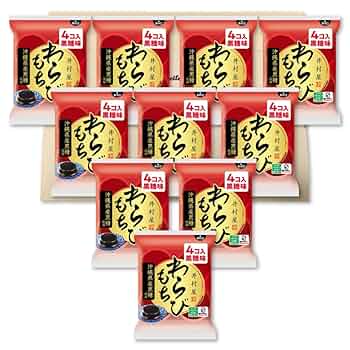 Amazon | 井村屋 袋入 わらびもち 黒糖 60g ×4個入 ×10袋セット